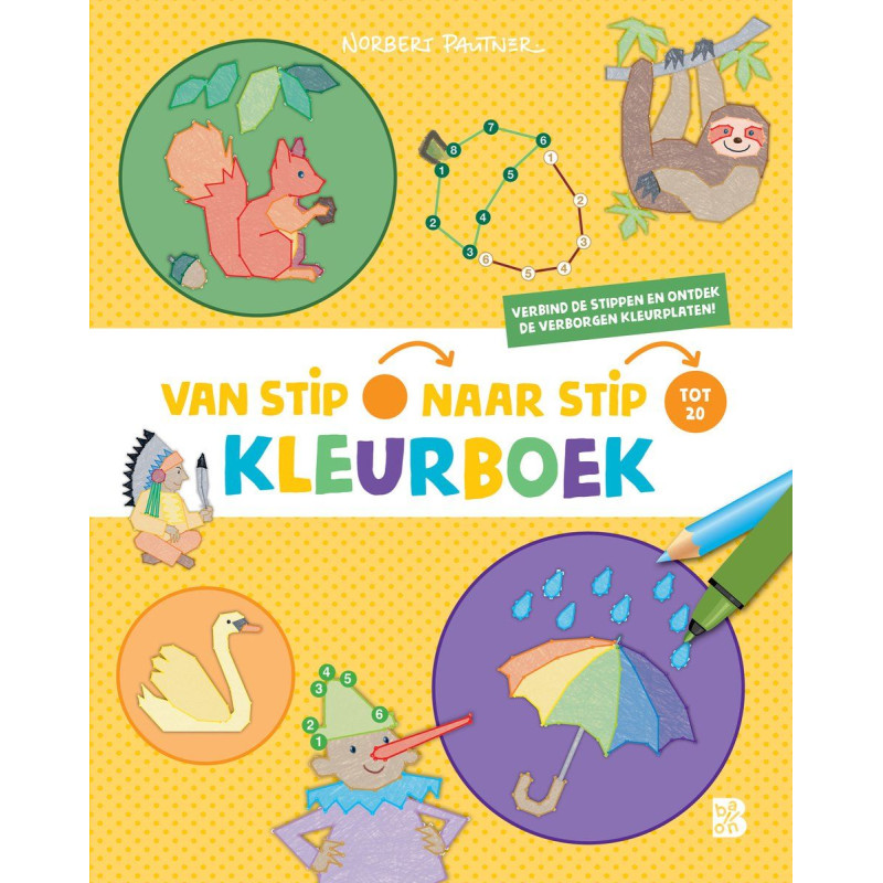 Van stip naar stip kleurboek: Paraplu Van stip naar stip kleurboek: Paraplu