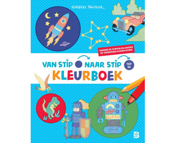 Van stip naar stip kleurboek: Raket