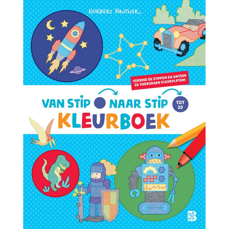 Van stip naar stip kleurboek: Raket Van stip naar stip kleurboek: Raket