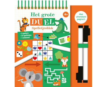 Het grote duel spelletjesblok 4+
