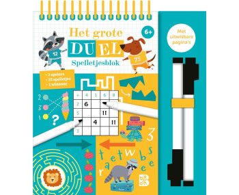 Het grote duel spelletjesblok 6+