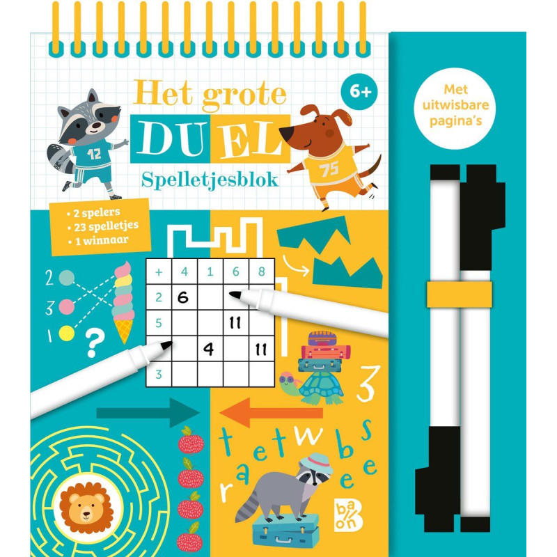 Het grote duel spelletjesblok 6+