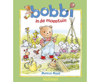 Bobbi in de moestuin