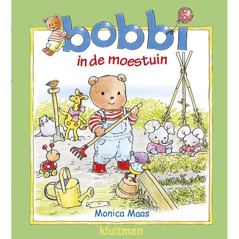 Bobbi in de moestuin
