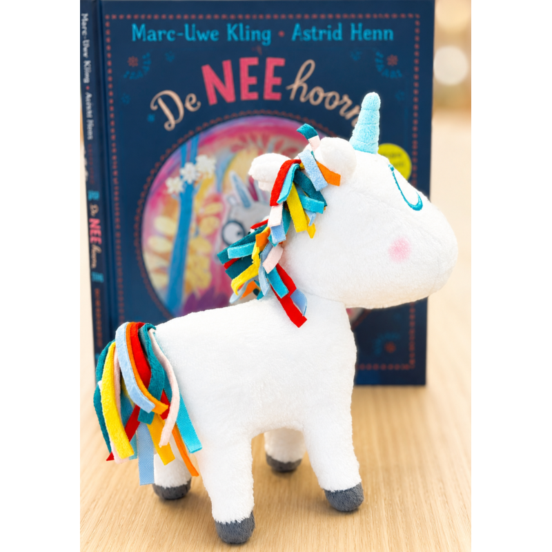 De NEEhoorn-knuffel De NEEhoorn-knuffel