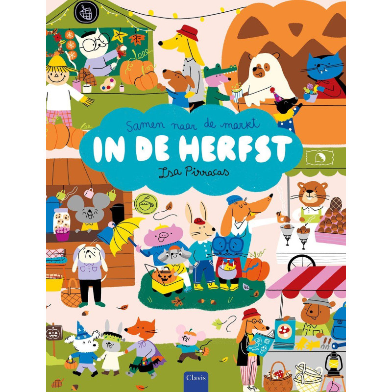 Samen naar de markt in de herfst Samen naar de markt in de herfst