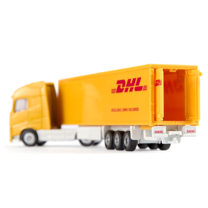 Gesloten vrachtwagencombinatie DHL