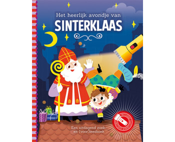 Zaklampboek - Het heerlijk avondje van Sinterklaas en Piet