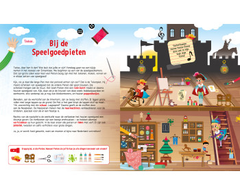 Zaklampboek - Het heerlijk avondje van Sinterklaas en Piet