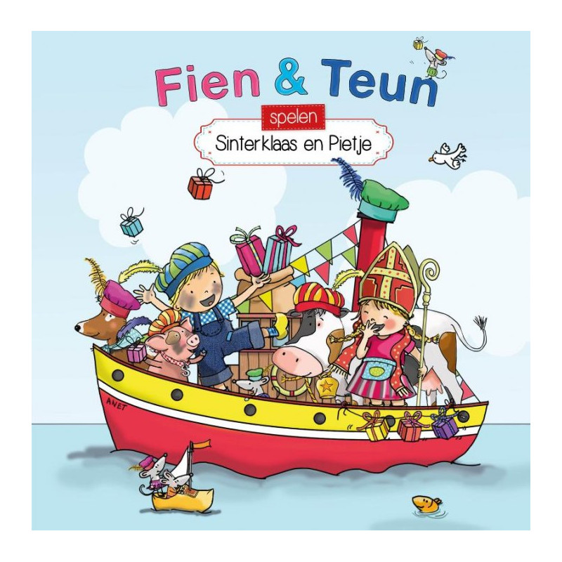 Fien & Teun spelen Sinterklaas en Pietje