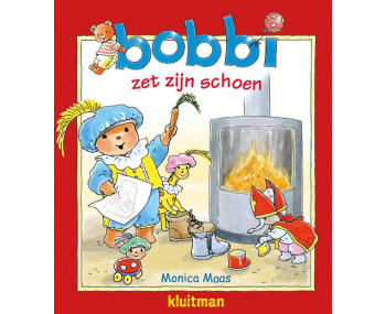 Bobbi zet zijn schoen