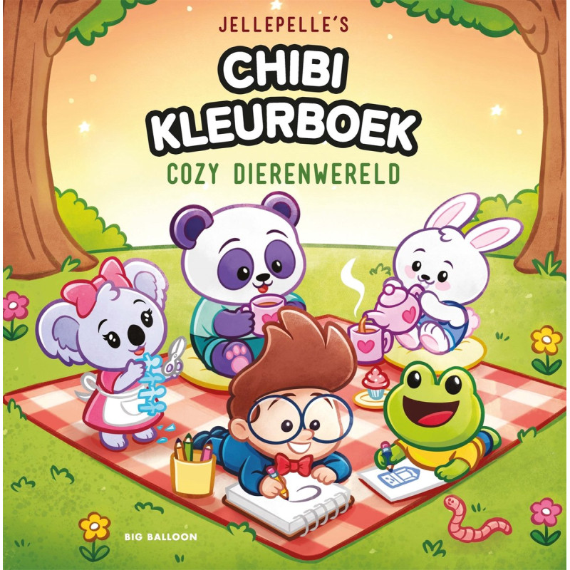 Jellepelle's chibi kleurboek - Cozy dierenwereld Jellepelle's chibi kleurboek - Cozy dierenwereld