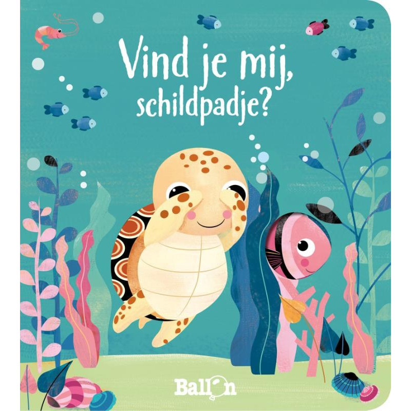 Vind je mij, schildpadje? (kijkgaatjes) Vind je mij, schildpadje? (kijkgaatjes)