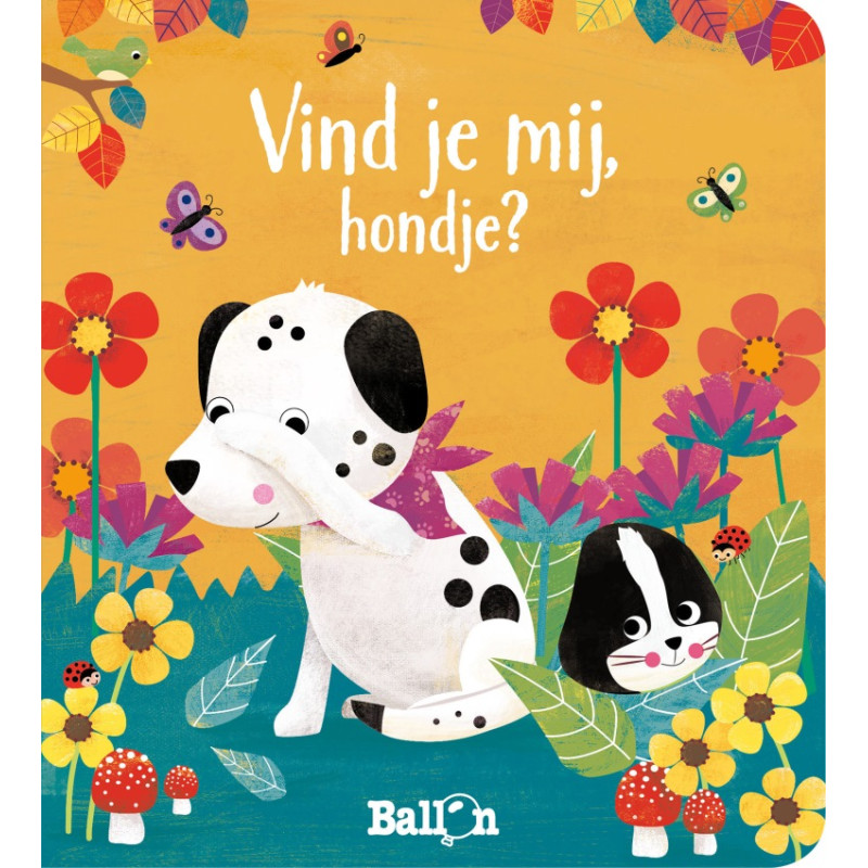 Vind je mij, hondje? (kijkgaatjes)