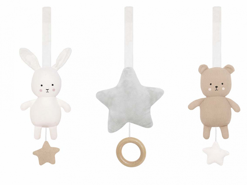 Babygym speelgoed (Teddy & Bunny)