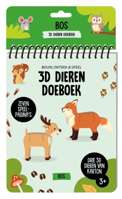 3D dieren doeboek - Bos (alleen in display)