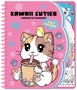 4-in-1 doeboek - Kawaii Cuties