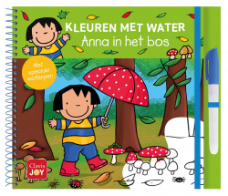 Anna in het bos - Kleuren met water