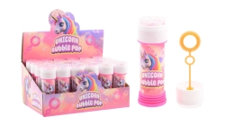 Aqua Fun Eenhoorn Bellenblaas met spel in display (50ml)