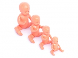 Babypopje, ongekleed (5cm)