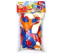 Ballonnen koningsmix (nr.8/100st in zak)