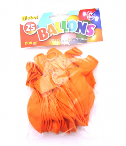 Ballonnen oranje (25st. in zak)