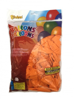 Ballonnen oranje (nr.12/100 stuks in zak)