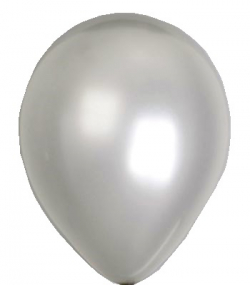 Ballonnen zilver (nr.12/25 st. in zak)
