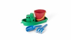 CLASSIC recycled boot set groen (4-delig)