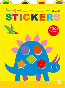 Creatief met stickers (dinosaurus)