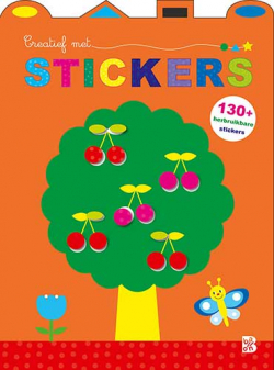 Creatief met stickers (kersenboom)