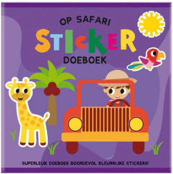Creatieve Doeboek sticker - Op Safari