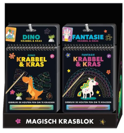 Display Krabbel & Kras 2x 6 exemplaren