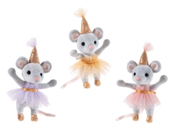 Feestmuisjes (3 ass./18cm)