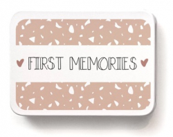 First memories (bewaardoosje/roze)