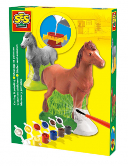 Gieten en schilderen - paard