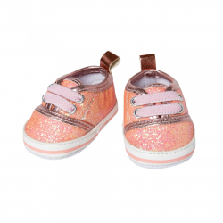 Glitter sneakers roze (30-34cm)
