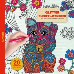 Glitterkleurplatenboek - Happiness