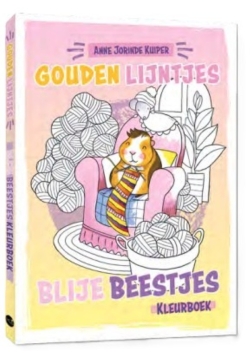 Gouden Lijntjes: Blije beestjes kleurboek