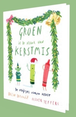 Groen is de kleur van Kerstmis - De krijtjes vieren kerst


