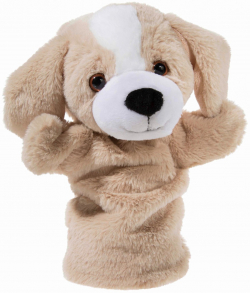 Handspeelpop Hond (25cm)
