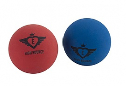High bounce ballen in netbag met header