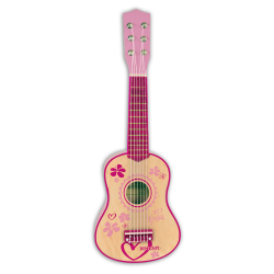 Houten gitaar (roze)