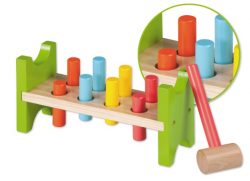 Houten hamerbank (10-delig)