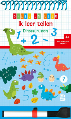 Ik leer tellen Dinosaurussen (uitwisbaar)