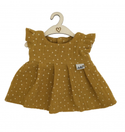 Jurk Spring ochre dots