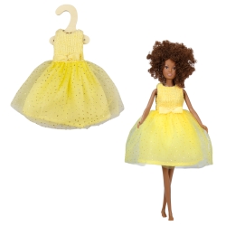Jurk Sunshine voor modepoppen 29 cm