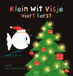 Klein wit visje viert kerst