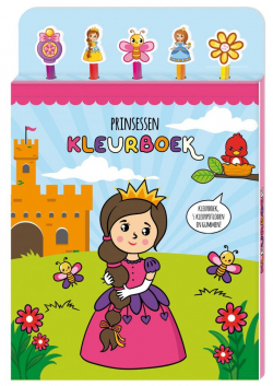 Kleurboek met gum - Prinsessen