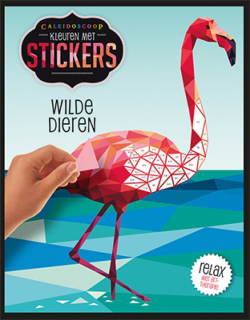 Kleuren met stickers - Wilde dieren